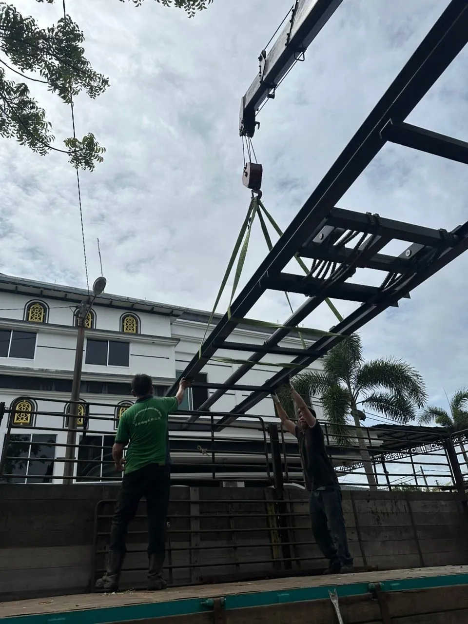 SJD Guide Rail Lifter Warehouse Lifter At Customer Site Sg Petani Kedah