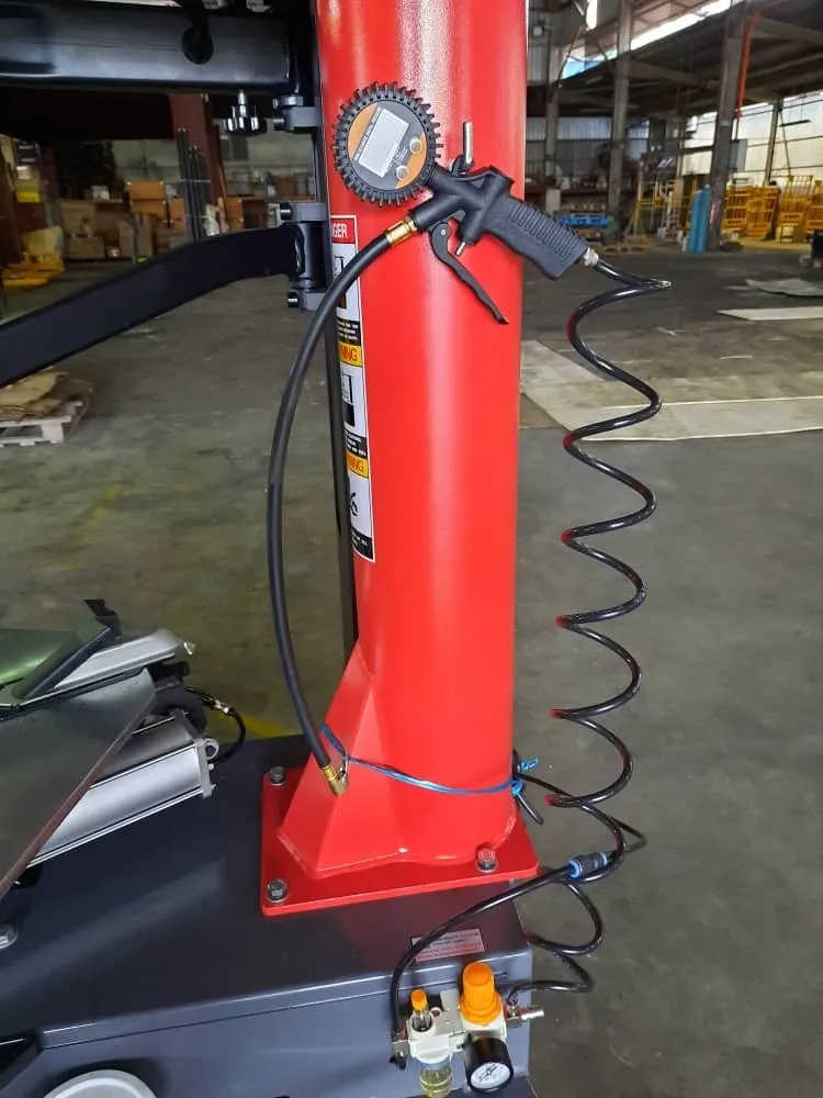 Swing Arm Tire Changer With Left Side Helper Arm