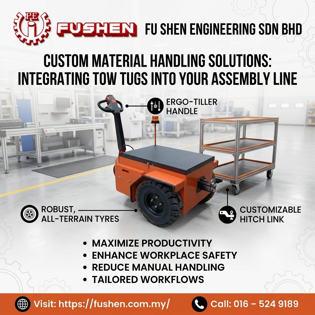 Custom Material Handling Solutions: Integrating Tow Tugs into Your Assembly Line